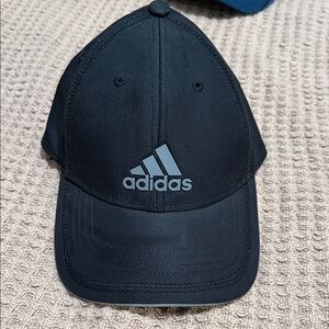 Adidas Black and Gray Logo Cap